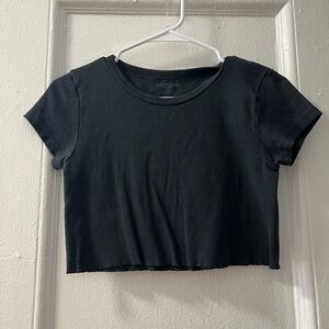 Brandy Melville Black Crop Top